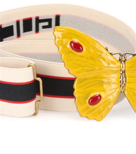 gucci butterfly belt yellow|belt gg original.